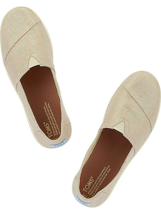 Avalon Women's Fabric Espadrilles Gold