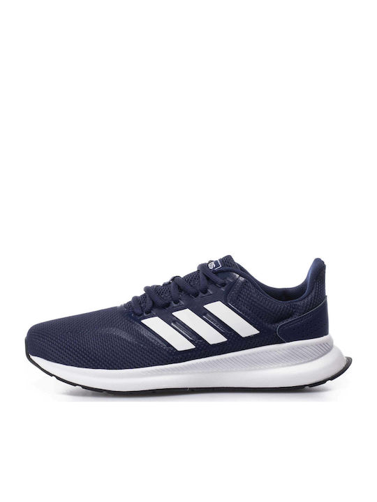 Adidas Kids Sports Shoes Running Runfalcon K Dark Blue / Cloud White / Core Black