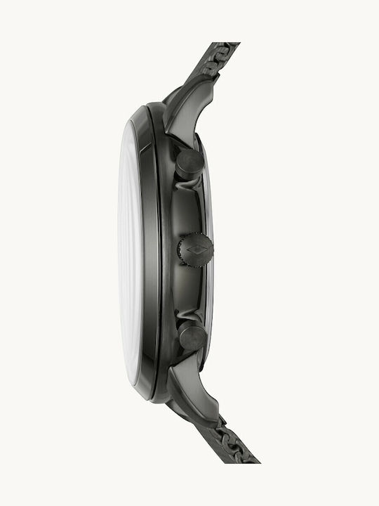 Fossil Neutru Ceas Barbati 44mm Cronograf Baterie cu Brățară din Metal Gri