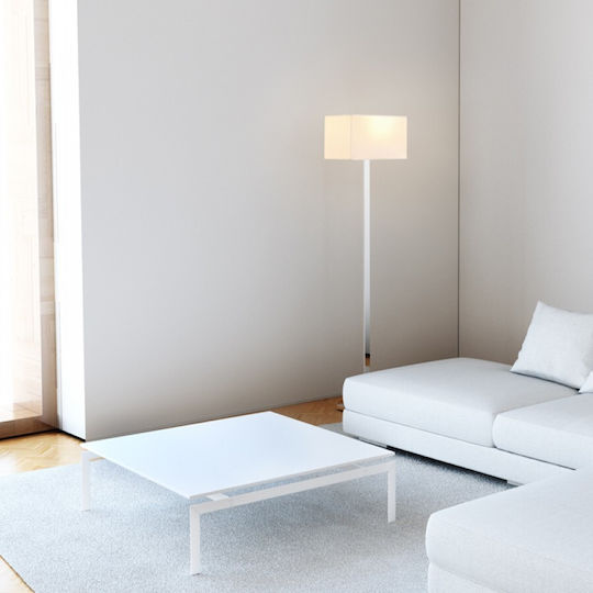 Rendl Light Studio Plaza Floor Floor Lamp H160xW40cm. with Socket for Bulb E27 White