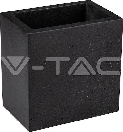 V-TAC Modern Leuchte Wand mit Fassung G9 Gray 12x12x10cm