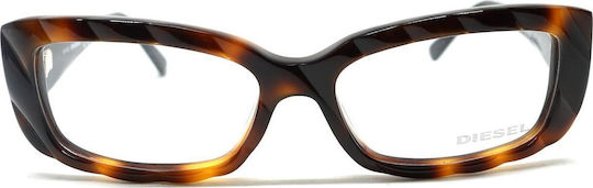 Diesel Rame Ochelari Pentru Femei Acetat Maro Tortoise DL5006-052