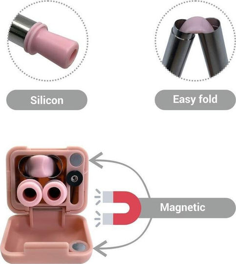Ion8 ION8 Straw Metal Pink 1pcs
