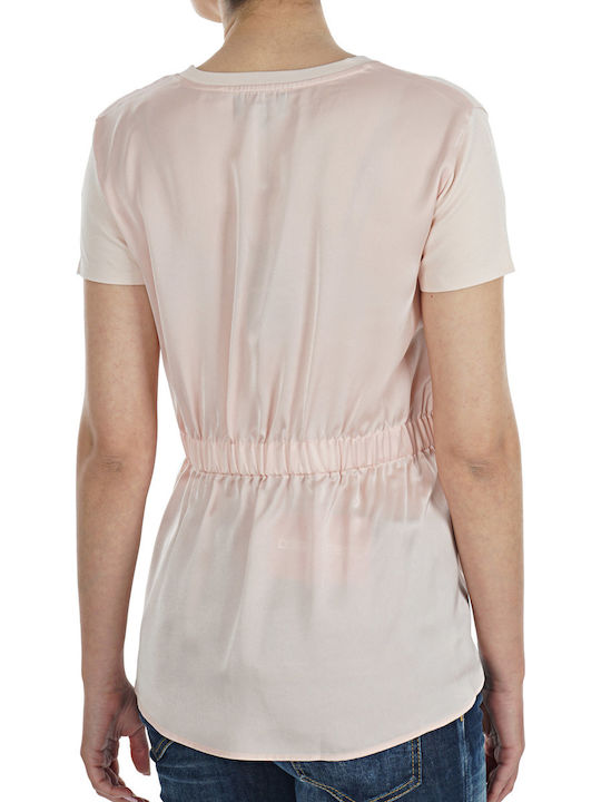 Emporio Armani Women's Cotton Blouse Pink 3H2M7B2J56Z-0303