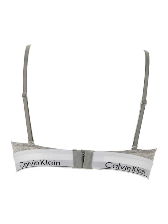 Calvin Klein Bralette Σουτιέν Γκρι