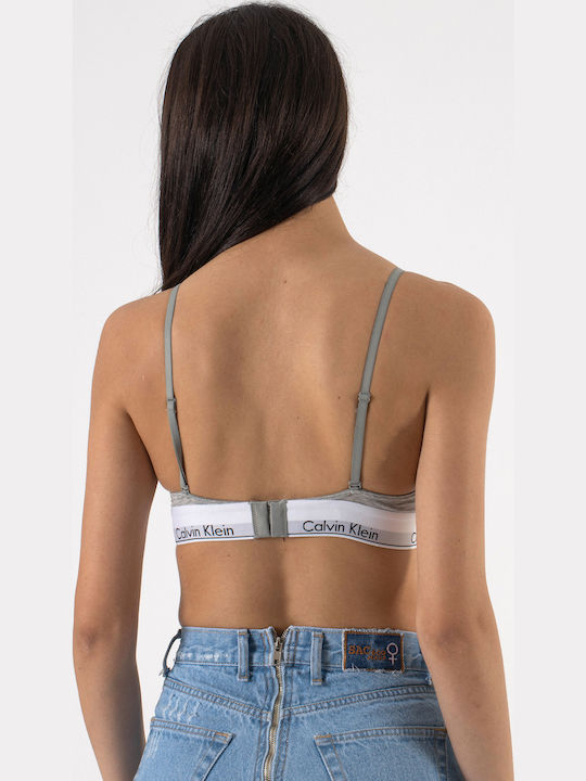 Calvin Klein Bralette Σουτιέν Γκρι
