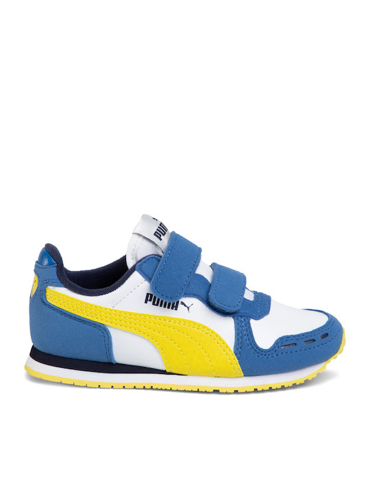 Puma Παιδικό Sneaker Cabana Racer με Σκρατς Μπλε