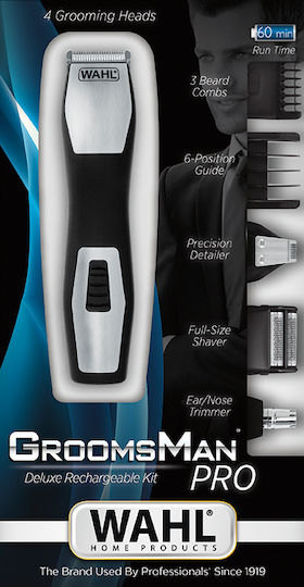 Wahl Professional Groomsman Pro Professionelles Set Wiederaufladbar Haarschneidemaschine Schwarz 9855-1216