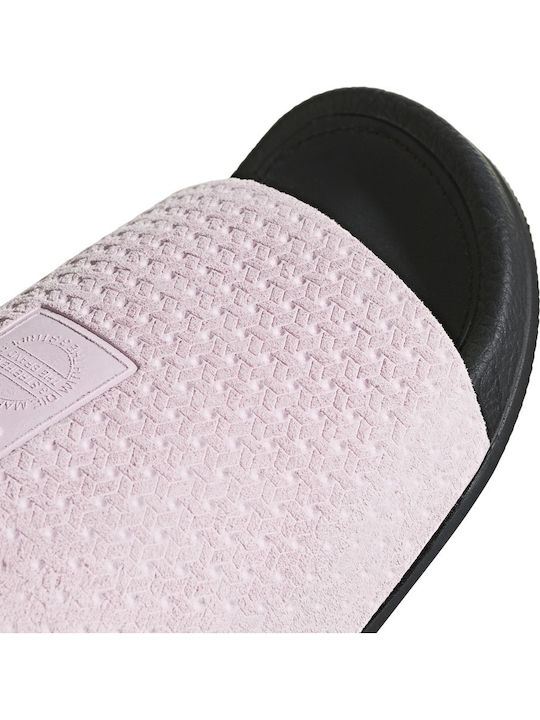 Adilette Luxe Frauen Flip Flops in Rosa Farbe