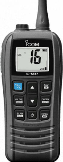 Icom IC-M37E Ασύρματος Πομποδέκτης UHF/VHF με Μονόχρωμη Οθόνη