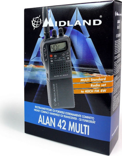 Midland Alan 42DS CB Αυτοκινήτου με Μονόχρωμη Οθόνη
