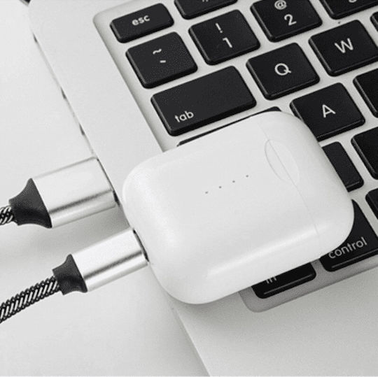 i666 Ohrstöpsel Bluetooth-Freisprecheinrichtung Kopfhörer mit Ladeetui Weiß
