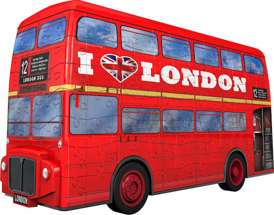 London Bus Puzzle 3D 216 Pieces