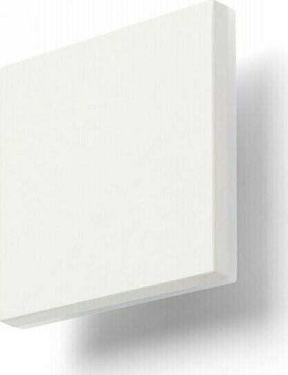 Rendl Light Studio Athi Επιτοίχια Εξωτερική Πλαφονιέρα LED IP54 9.6W με Θερμό Λευκό Φως 15x15x5εκ.
