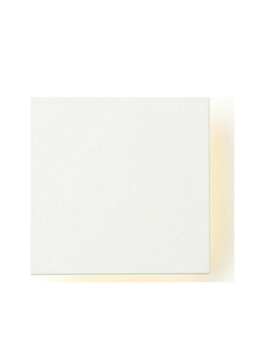 Rendl Light Studio Athi Επιτοίχια Εξωτερική Πλαφονιέρα LED IP54 9.6W με Θερμό Λευκό Φως 15x15x5εκ.