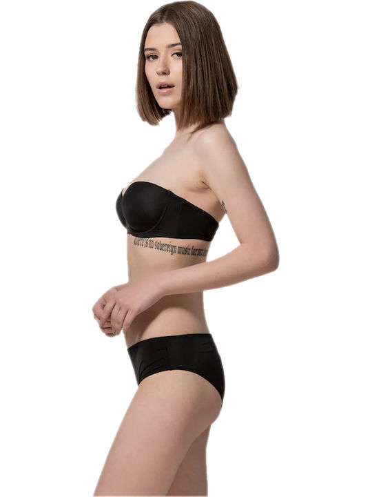 Secret Bra without Padding Underwire Black