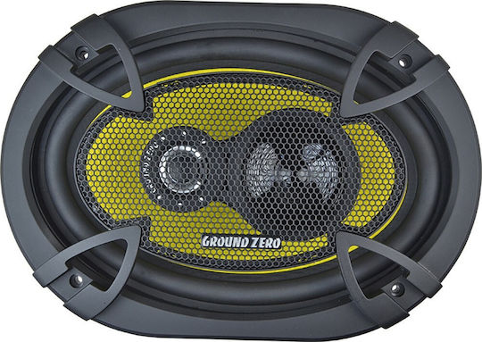 Ground Zero Σετ Ηχεία Αυτοκινήτου 6x9" με 120W RMS (3 Δρόμων)