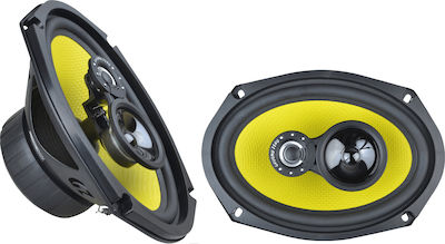 Ground Zero Car Speaker Set 6x9" with 120W RMS (3 Way)