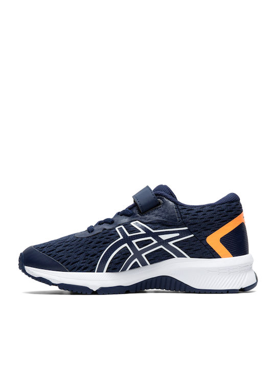 GT-1000 Kids Sports Shoes Running with Hoop & Loop Closure Navy Blue