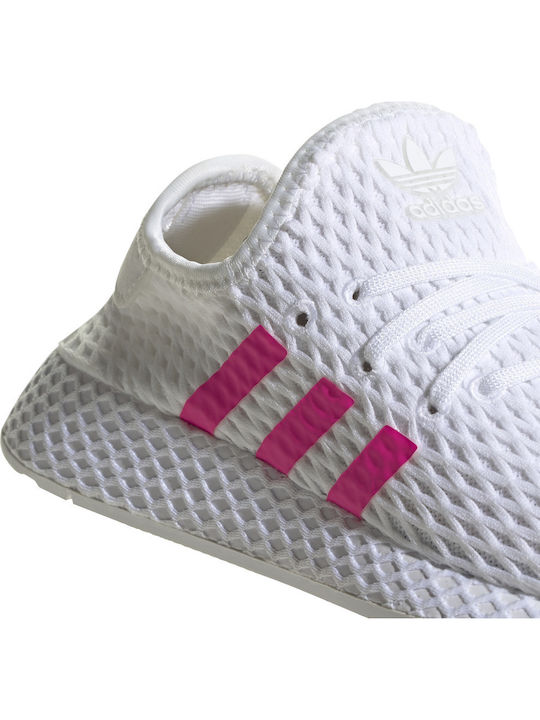 Deerupt Runner C Kinder Sportschuhe Laufen mit Schnürsenkeln Weiß