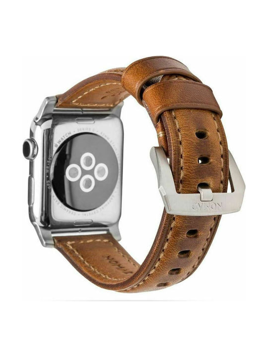 Nomad Traditional Strap Λουράκι Δερμάτινο Καφέ (Apple Watch 42/44/45mm)