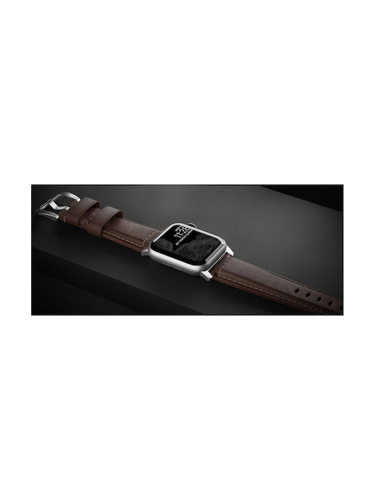 Nomad Traditional Strap Λουράκι Δερμάτινο Καφέ (Apple Watch 42/44/45mm)