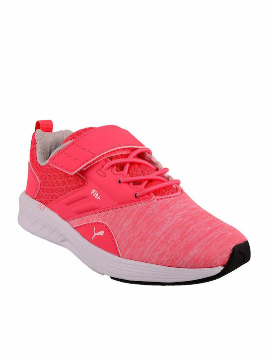 NRGY Comet V Kids Sports Shoes Running with Hoop & Loop Closure Fuchsia
