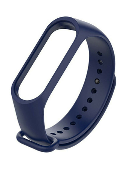 Sport Smooth Band Λουράκι Σιλικόνης Navy Μπλε (Mi Band 3/Mi Smart Band 4)