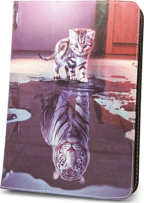 Little Tiger Flip Cover Piele artificială Multicolor (Universal 9-10.1" - Universal 9-10.1")