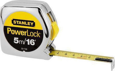 Stanley Tape Measure with Auto-Rewind 19mm x 5m