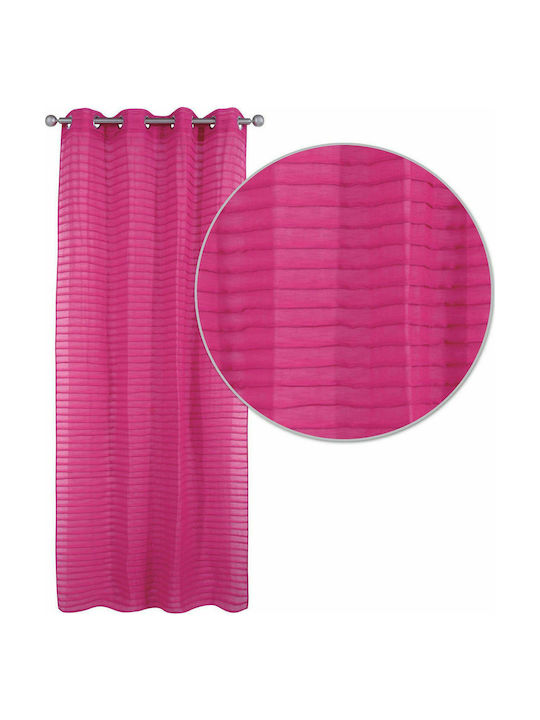 Das Home Vorhang mit Grommets 2084 Fuchsie 140x260cm