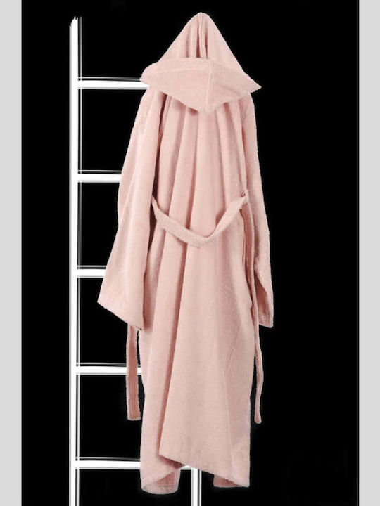 Guy Laroche Daily Women's Hooded Bathrobe Pink