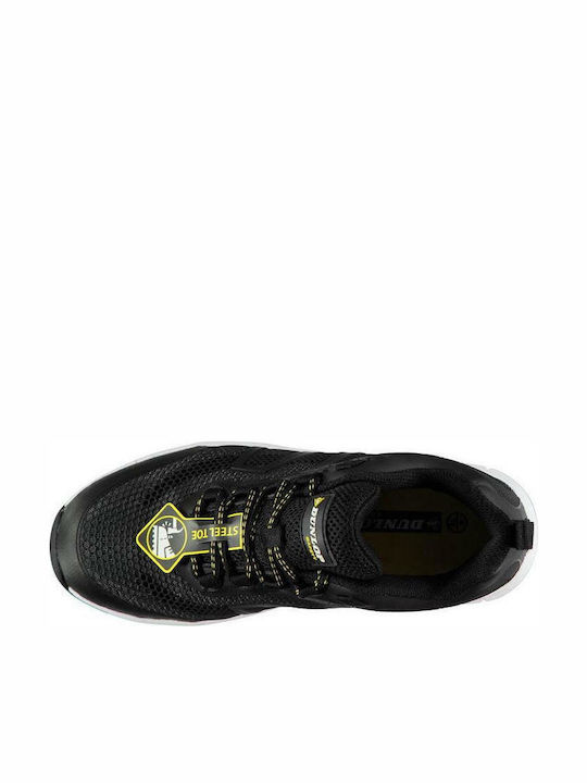Dunlop Maine Mens Black Waterproof Low Work Black