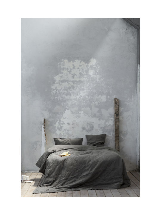 Nima Linen Σετ Μαξιλαροθήκες 50x72εκ. Gray