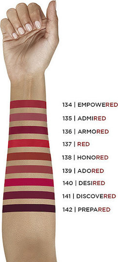 L'Oreal Paris Rouge Signature Υγρό Κραγιόν Matte 140 Desired 7ml