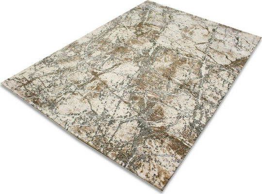 Tzikas Carpets Modern Bedroom Rug Set Elements Brown 3 Pieces