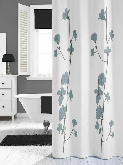 Sealskin Orchid Perdea de Baie Țesătură 180x200cm Albastru 233031324