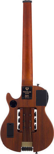 Traveler Guitar Semi-Akustik Gitarre Escape MK-III Steel Ausschnitt Braun