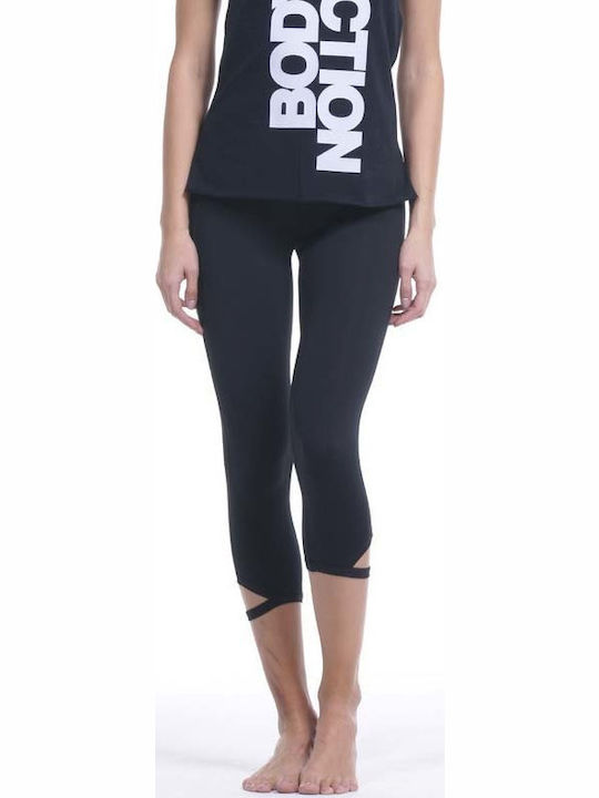 031839 Schulung Frauen Capri Leggings Schwarz
