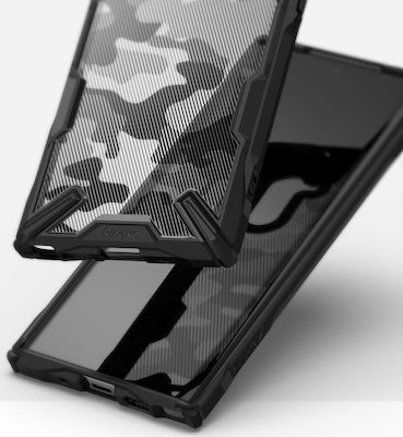 Ringke Fusion-X Back Cover Σιλικόνης Camo Black (Galaxy Note 10)