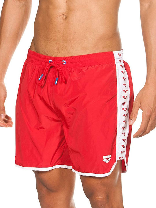 Herren Badebekleidung Shorts Rot Gestreift