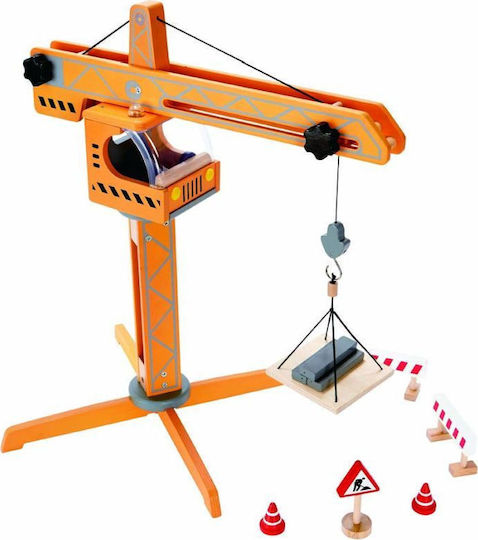 Hape Großer Kran Für Spielzeugautos & Rennstrecken Für 3+ Jahre