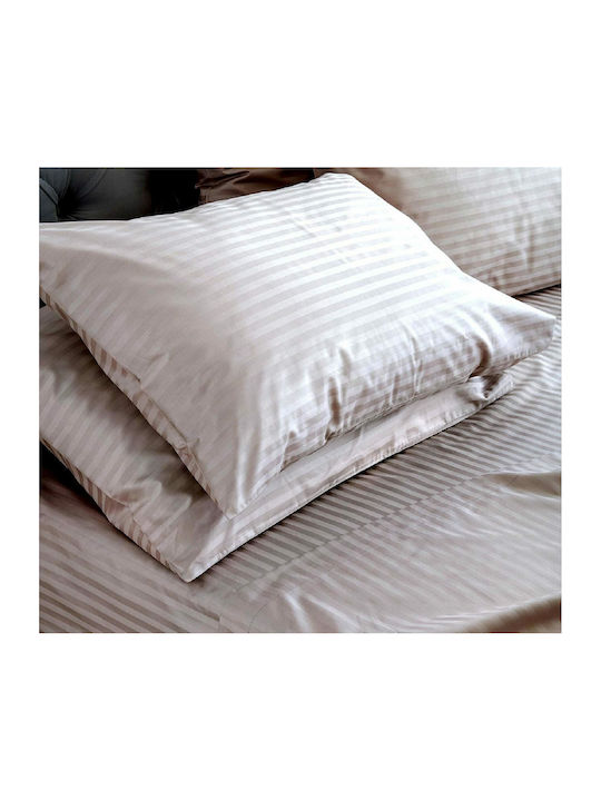 SB Home Lusso Σετ Σεντόνια Υπέρδιπλα 250x280εκ. Taupe (4τμχ)