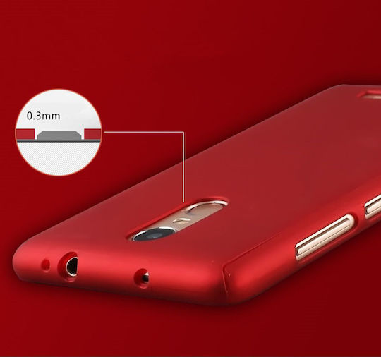 Mi A2 Mi 6X 360 Full Cover Πλαστικό Κόκκινο (Xiaomi Mi 6X/Mi A2)