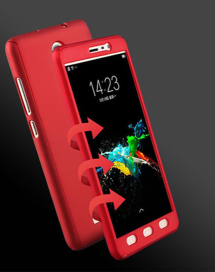 Mi A2 Mi 6X 360 Full Cover Πλαστικό Κόκκινο (Xiaomi Mi 6X/Mi A2)
