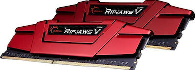 G.Skill Ripjaws V 16GB DDR4 RAM με 2 Modules (2x8GB) και Ταχύτητα 3000 για Desktop