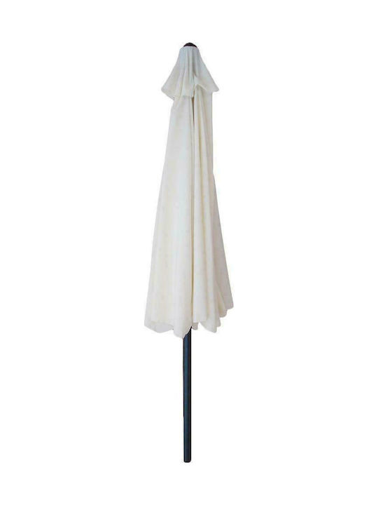 Umbrelă Rotundă Din aluminiu Ecru Φ3m 778041