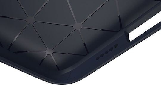 Forcell Carbon Rugged Armor Back Cover Silicone Black (Galaxy A6 2018)