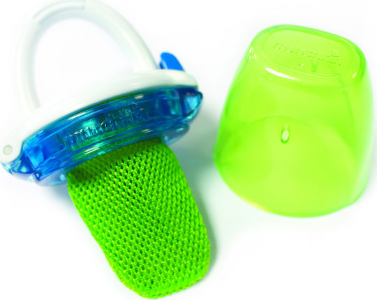 Munchkin Blue Fabric Food Mesh Feeder Deluxe Fresh for 6+ Months