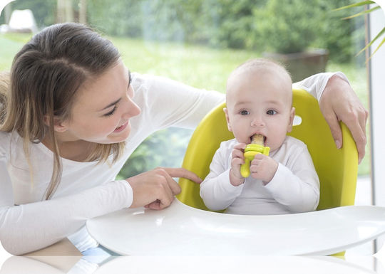 Kidsme Green Silicone Feeder for 6+ Months